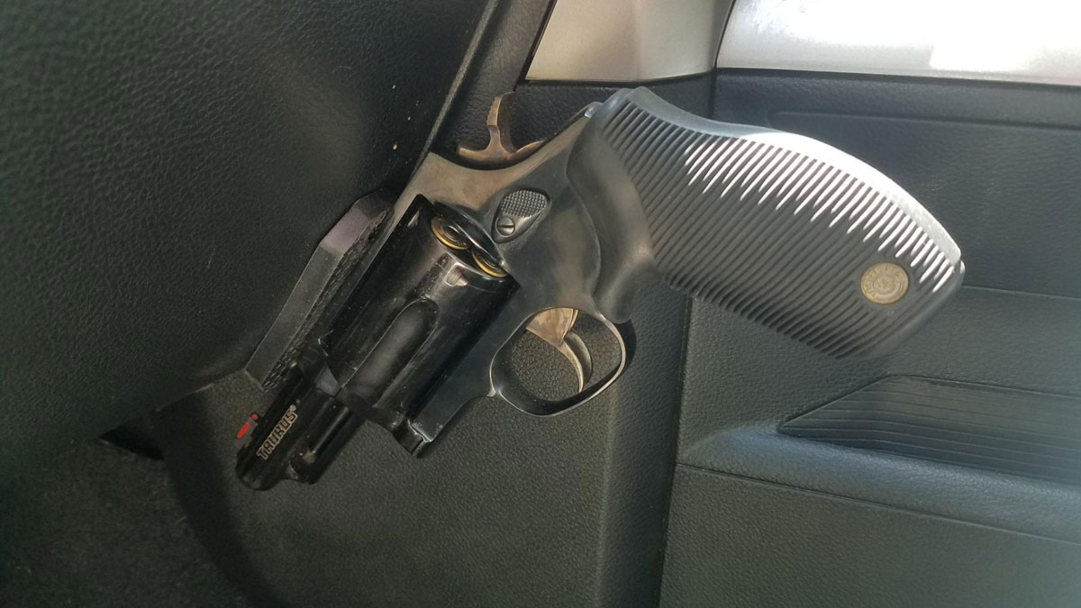 best place to conceal a gun in a car