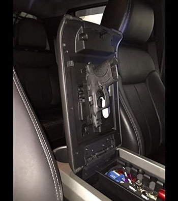 where to put gun in car